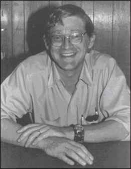 Ron Farrel takes a break from his work at Monsanto's open pit mines (circa 1980s). 